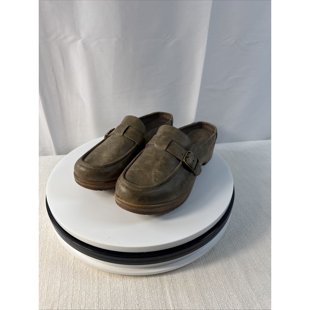 Bear Trap Women's Vinny Loafer Mule Brown Sz 9